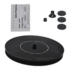 Миниатюрный солнечный фонтан, садовый водный фонтан, плавающая солнечная панель, украшение для сада, монокристаллический кремний, 1 Вт