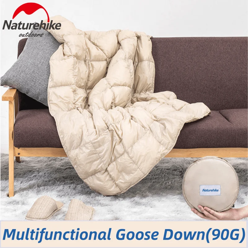 Naturehike спальный мешок одеяло шаль 220 г Splicable гусиный пух портативное Туристическое