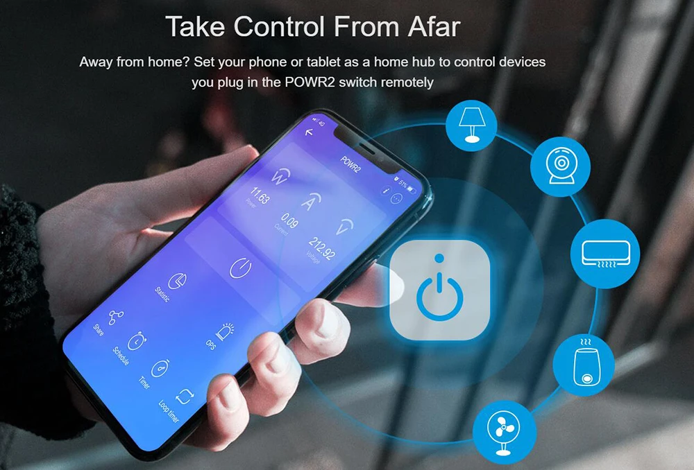 Sonoff Pow R2, 15A измеритель энергии, монитор, беспроводной переключатель Wi-Fi с функцией разделения времени, пульт дистанционного управления, Умный домашний модуль