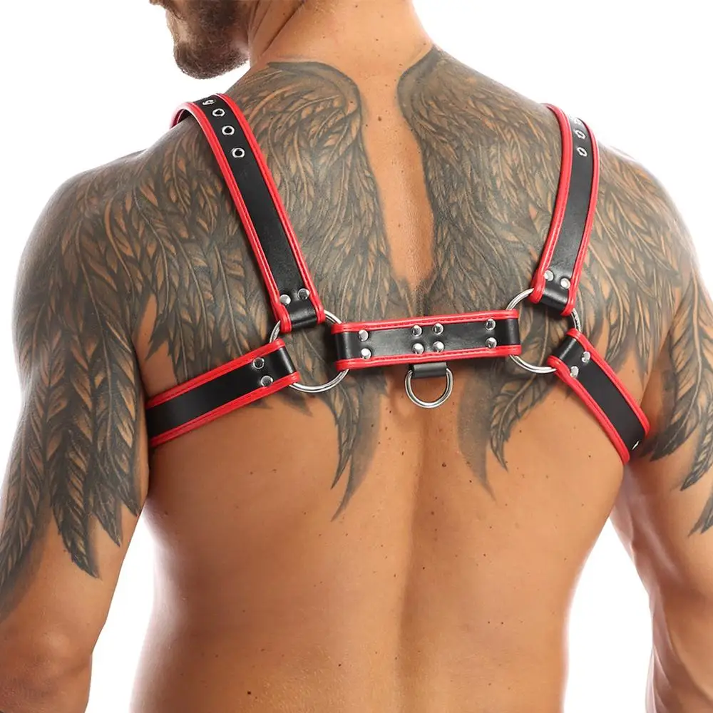 Мужские эротические металлические заклепки Нижнее белье Мини верх из