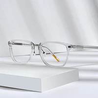 2020 new acetate glasses frame men women square myopia prescription optical eyeglasses frame transparent luxury brand eyewear