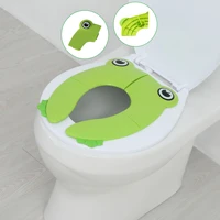 cartoon frog baby foldable potty seat portable toilet pad for kid cute duck potty training mat childrens travel toilet seat lid