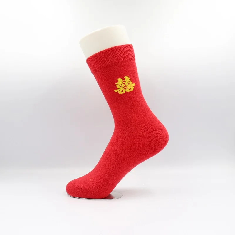 man sock one pair Высокое качество, модные носки, хлопковые красные носки, Новое поступление, Harjuku для подарка, забавные теплые носки - Цвет: man sock one pair