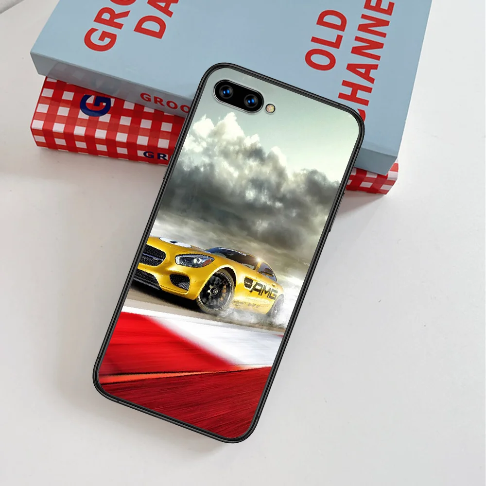 

Amg Sport Car Cool Luxury Phone Case For Huawei Honor 6A 7A 7C 8 8A 8X 9 9X 10 10i 20 Lite Pro Play black Prime Luxury Coque Tpu