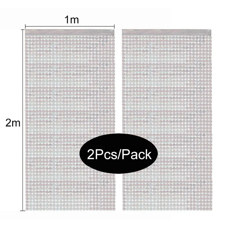 

Фольговая занавеска JIUZHOUHAO 2 шт. 2 м
