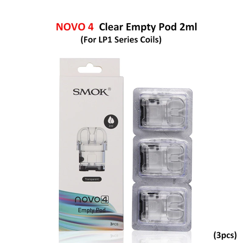 Оригинальный SMOK NOVO 1 2 Pod картридж катушка 4 X сетчатые кварцевые DC картриджи для