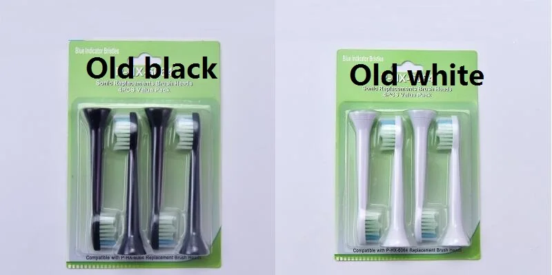 4 шт./лот сменные насадки для зубной щетки для Philips Sonicare DiamondClean HydroClean Black HX6064 насадки для электрической зубной щетки