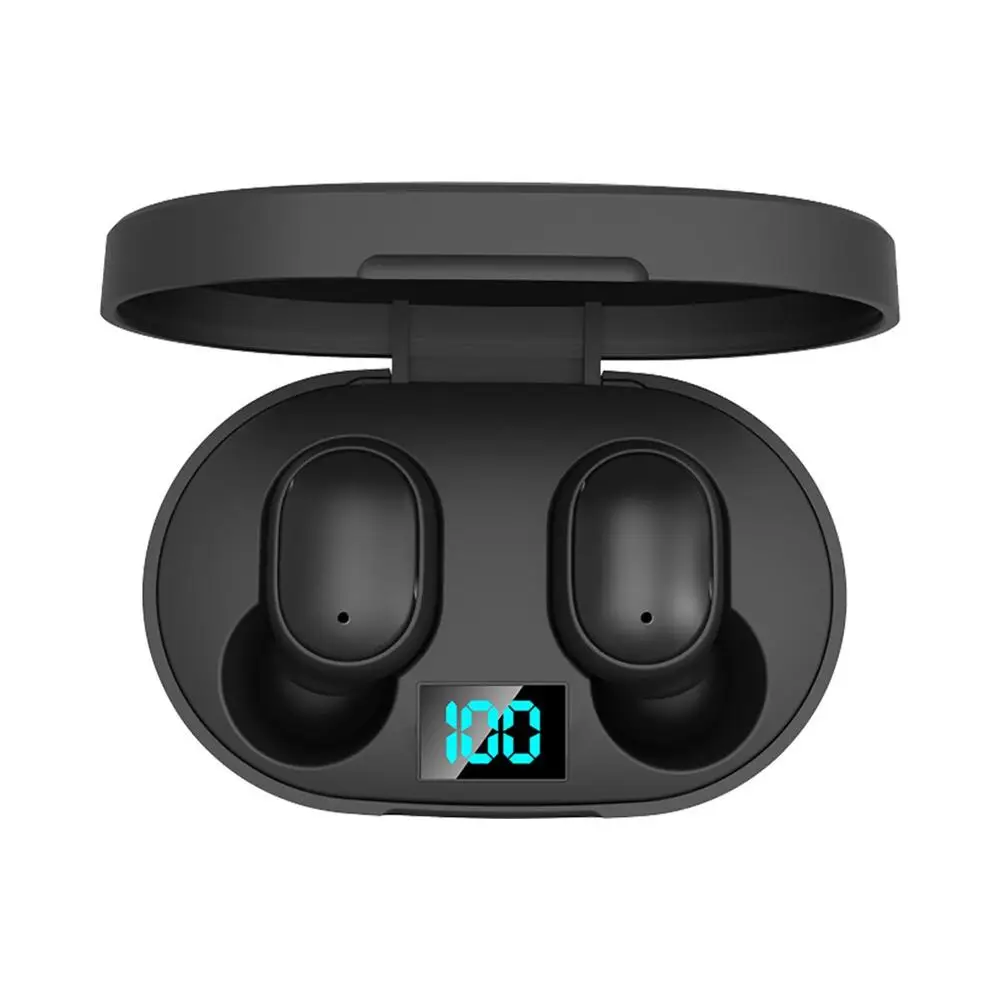 E6S TWS Беспроводная Bluetooth V5.0 гарнитура Водонепроницаемая кнопка управления