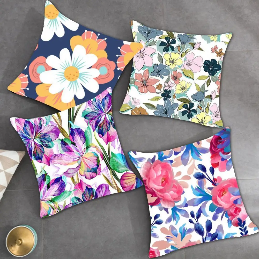 

Anti-fading Adorable 18 Inch Square Couch Sofa Pillow Slipcase for Car