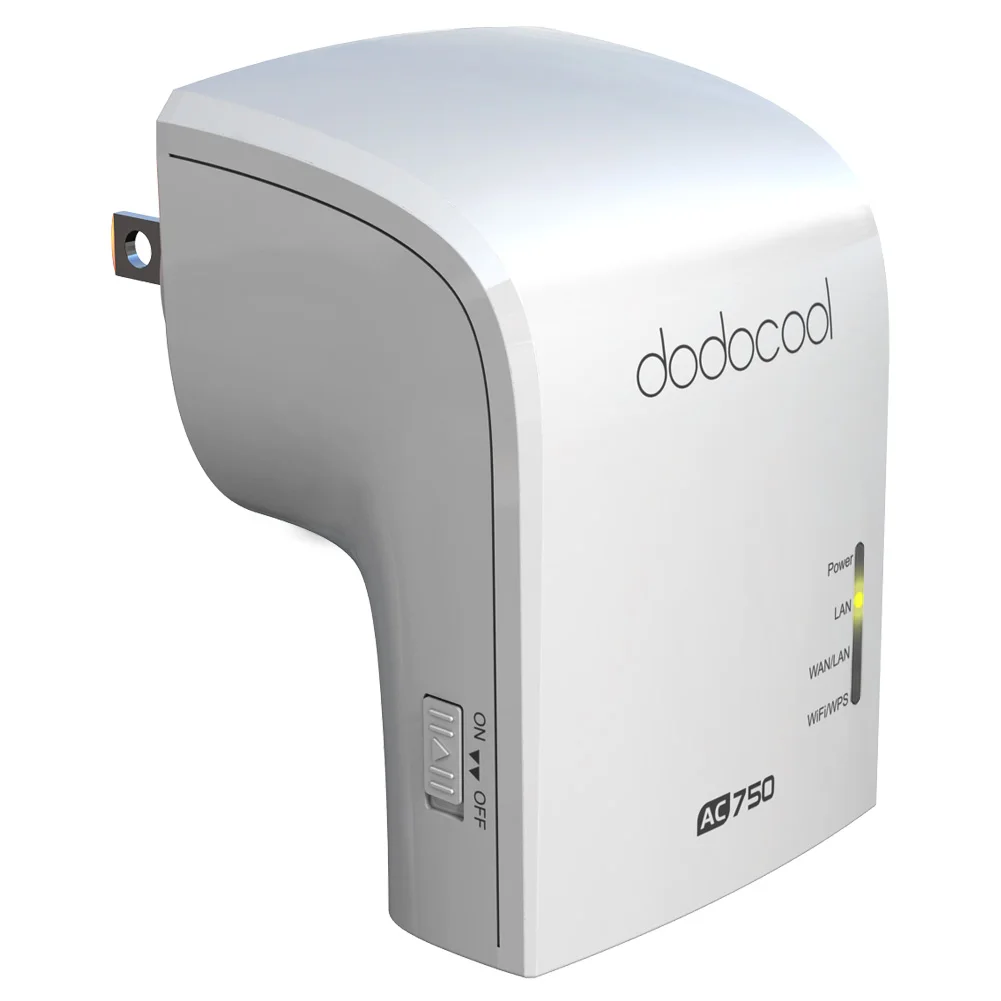 Dodocool AC750 двухдиапазонный беспроводной Wi-Fi AP/ретранслятор/маршрутизатор