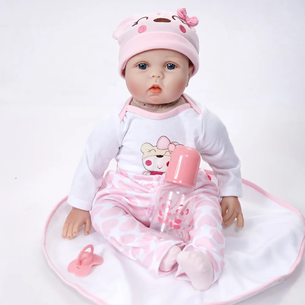 

High-Simulation 16inch Reborn Doll ​Lifelike Princess Girl Soft Soothe Emotions Christmas New Year Wedding Decor Kids Gift