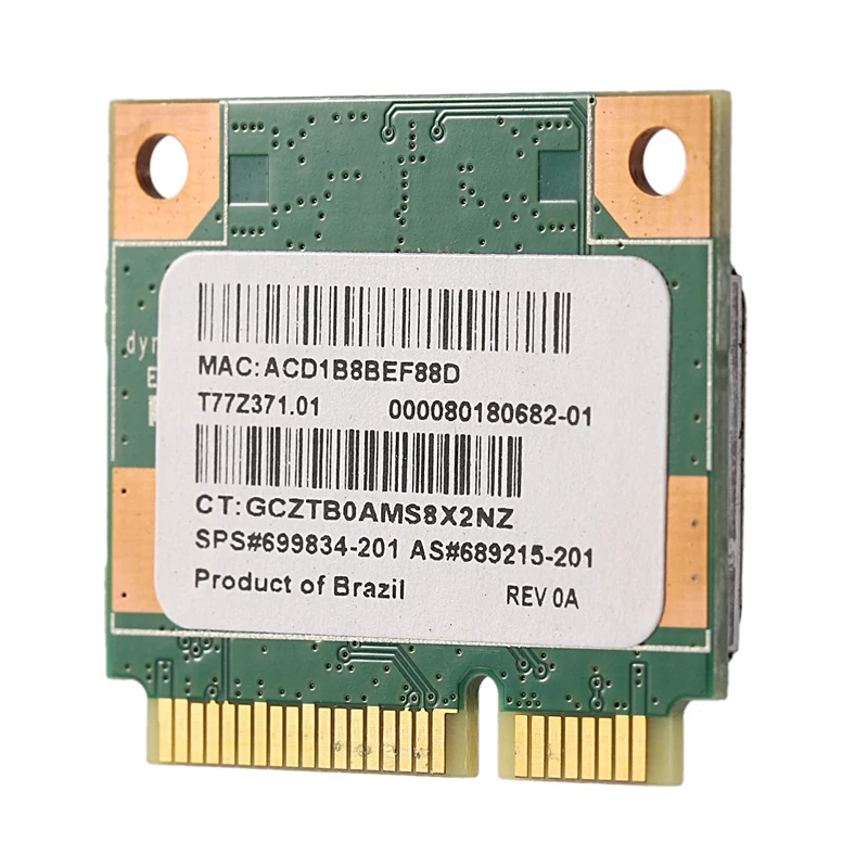 Новый 150 Мбит/с 2 4 ГГц RT3290 802.11B/G/N беспроводной Wlan WIFI + Bluetooth BT 3 0 Половина Mini PCI-E карта