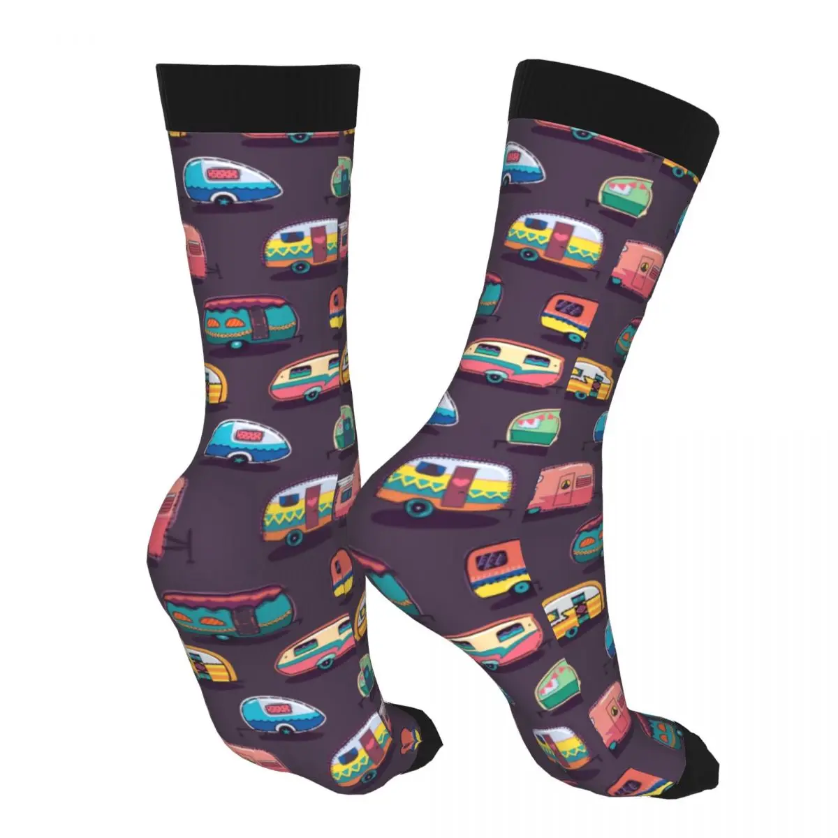 Носки мужские толстые контрастных цветов из 5% спандекса | Мужская одежда