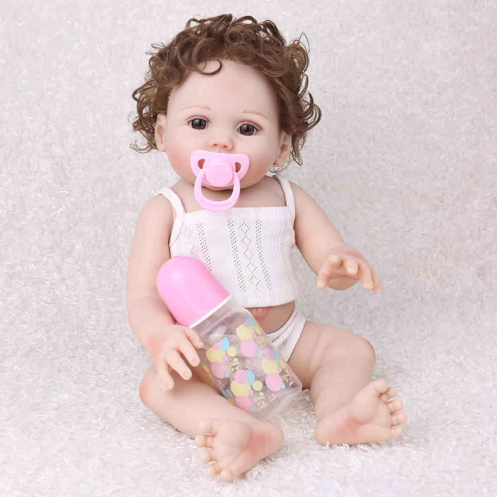 NPKDOLL Куклы реборн игрушки 18 дюймов полный реалистичный винил игрушки для детей поддельные детские развивающие банный детский приятель малыш Boneca