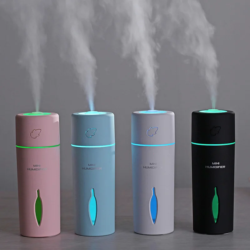 

USB Humidifier For Home Ultrasonic Car Mist Maker Fogger with Colorful Night Lamps Office Desktop Air Purifier 150ml