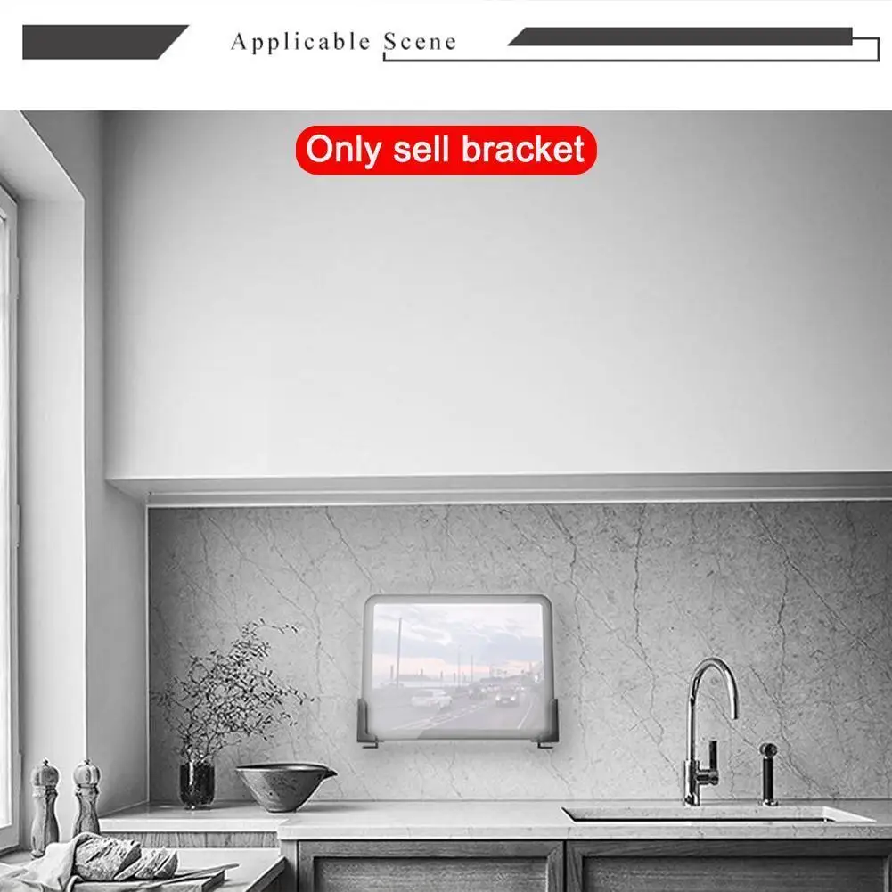 

Tablet Pc Mobile Phone Wall Mount Bracket Dual Card Front, Phone And Mobile Rear, Left Angle Right Slot Adjustment Bracket, I6r5