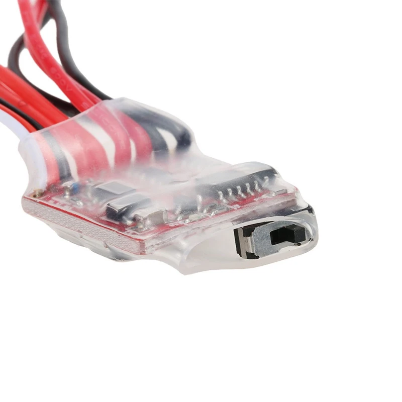 

30A Mini Brushed ESC Brushed Electronic Speed Controller & Speed Change Gear Box for WPL RC Car B-1 B-24 B-16 C-24 1/16