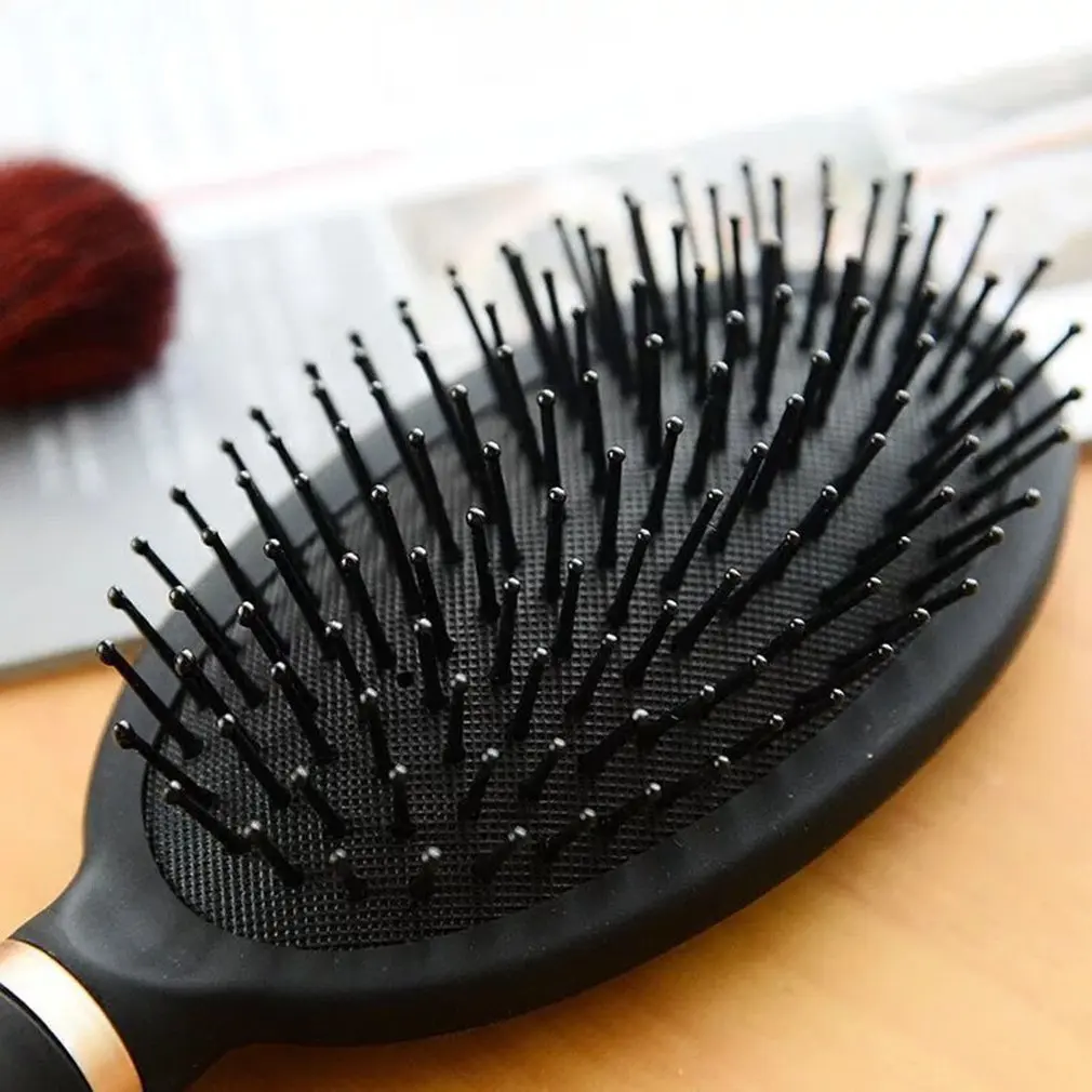 

Anti-Static Detangling Hairbrush Women Hair Scalp Massage Comb nylon Hairbrush Wet Curly Detangle Hair Brush With Hanging Hole