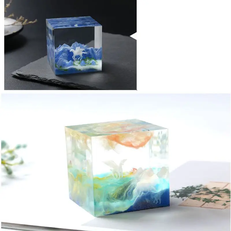 Силиконовая мини-форма для моделирования в виде Святого летающей лошади