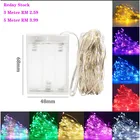 Рождественское украшение для дома, на батарейках 3 м5 м, 1 м