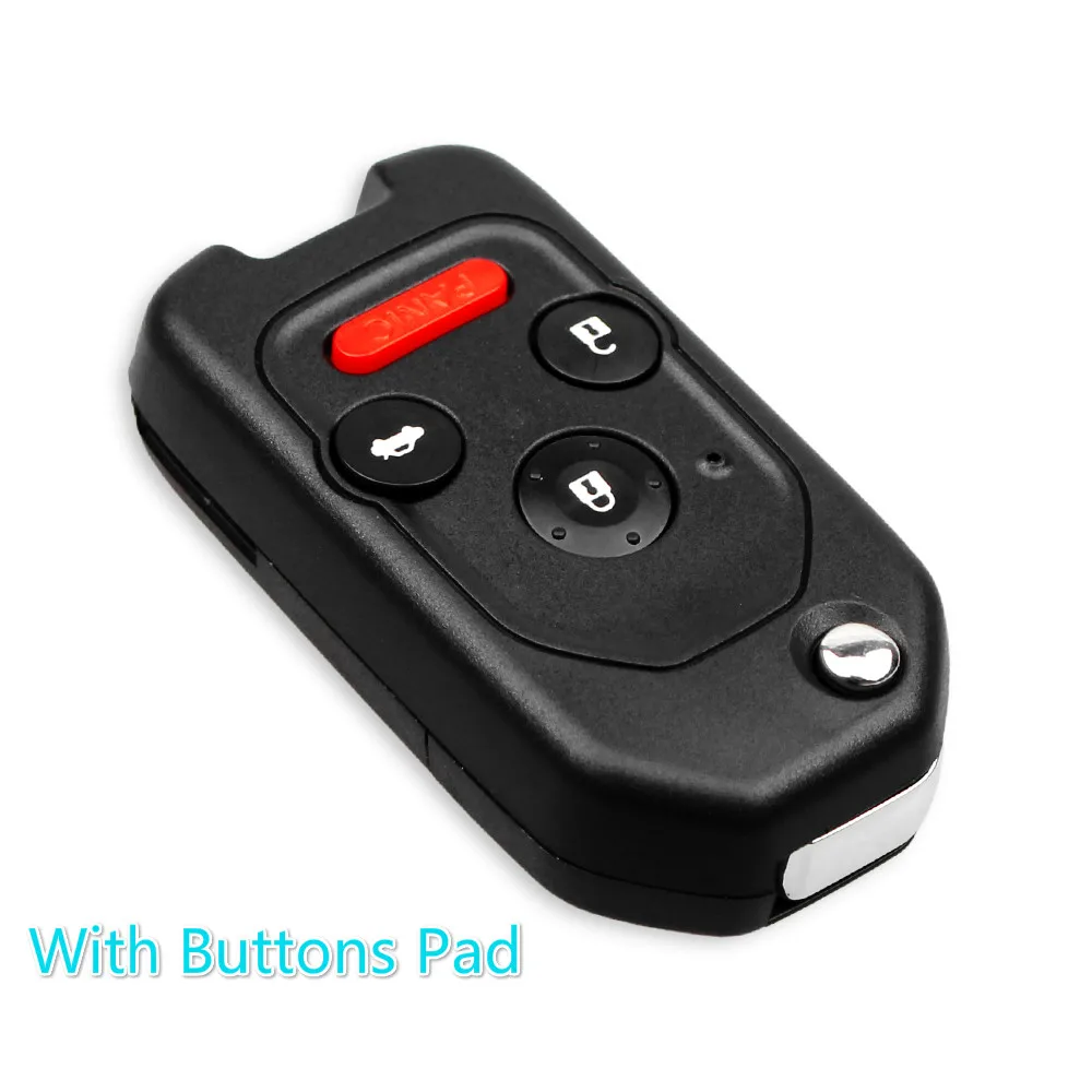 KEYYOU 2/2+ 1/3/3+ 1/пуговицы Складной флип дистанционного ключа автомобиля в виде ракушки крышка чехол для Honda Accord CRV Civic Pilot Insight Ridgeline - Цвет: Model 8