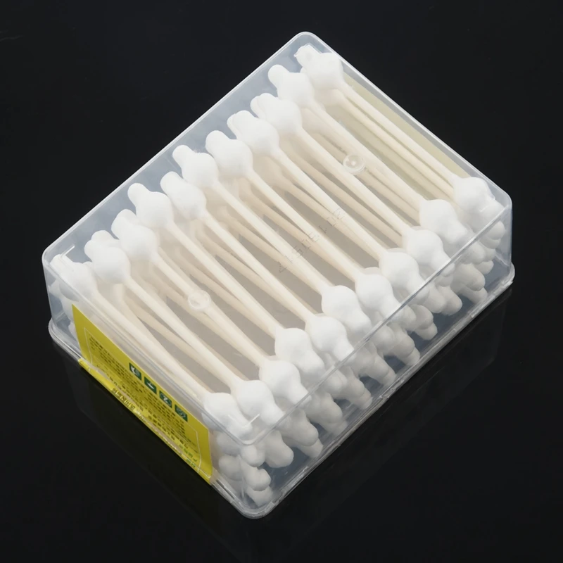 Caja de capullos de algod&oacute;n para seguridad del beb&eacute;, aprox. 55 piezas-5