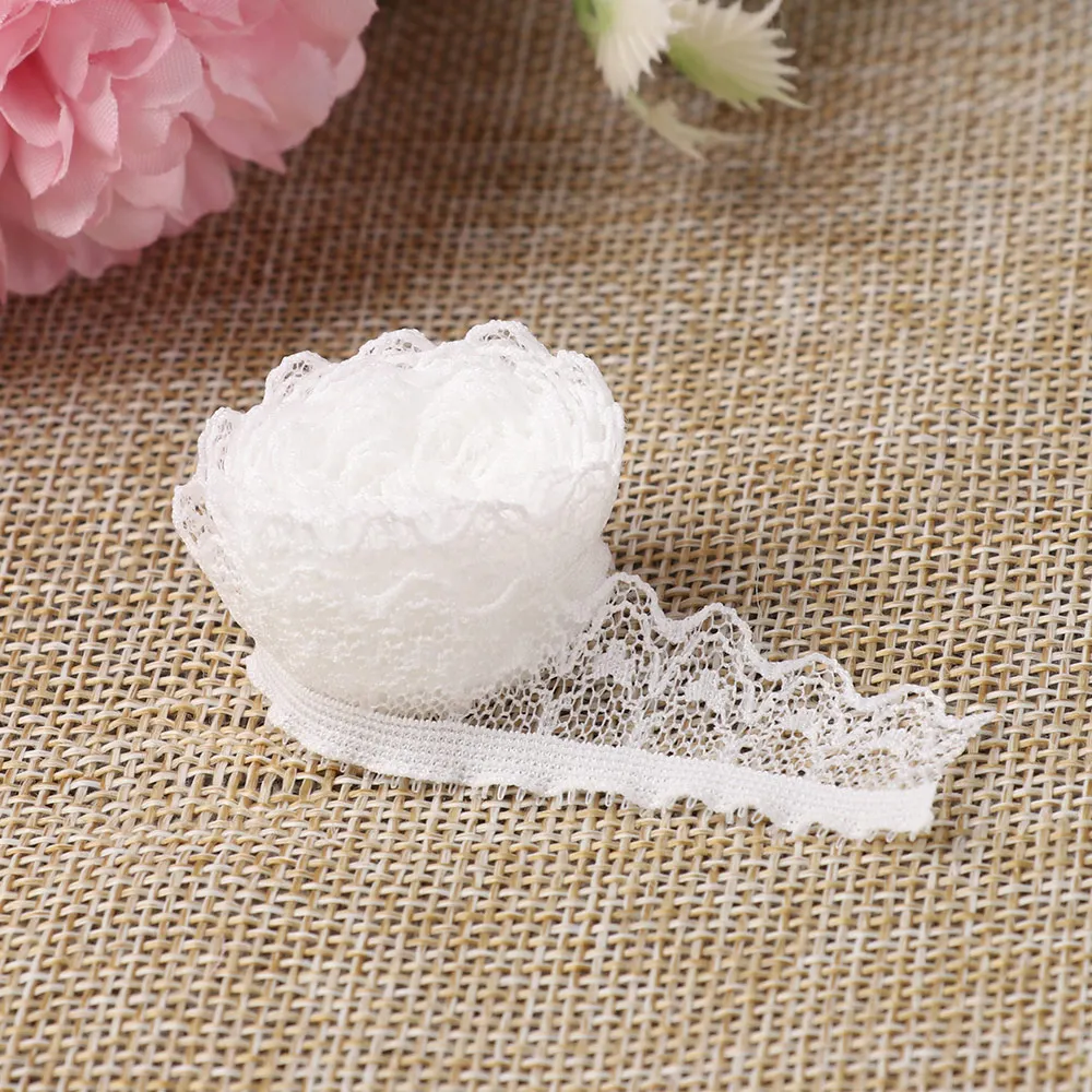 

Color Lace Fabric for Decor Dolls Clothes Socks Pleated Elastic Lace Ribbon Material DIY Toy Collar Dress Trim Sewing Accessorie