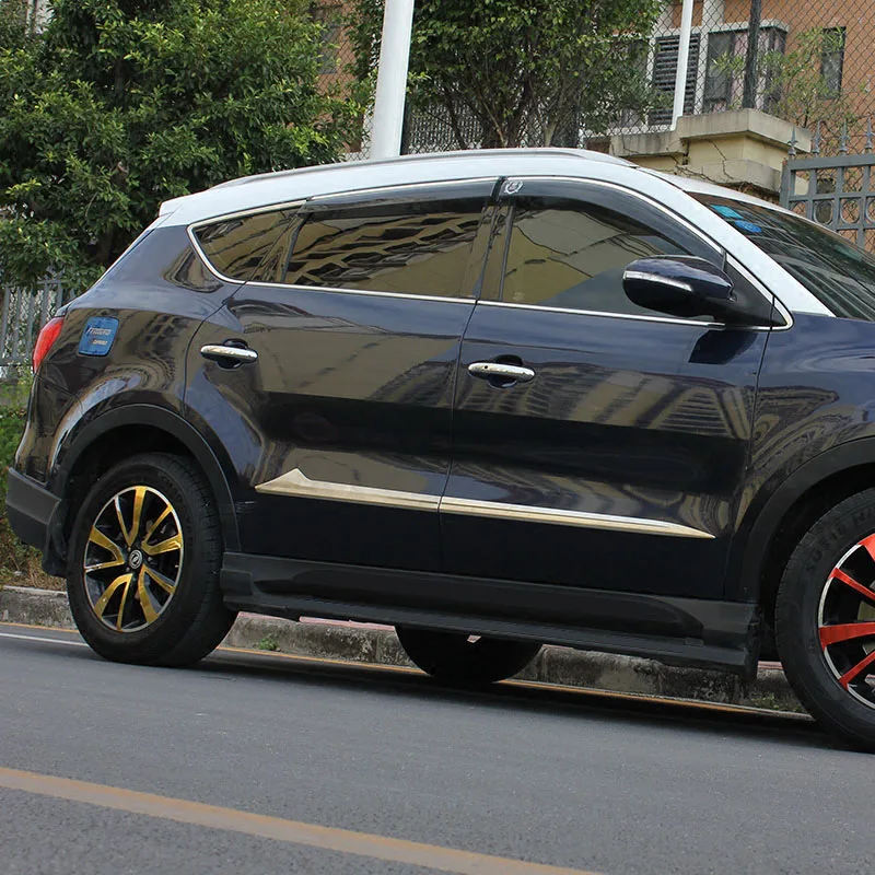 4 шт. серебристые утолщенные декоративные бамперы из нержавеющей стали для двери