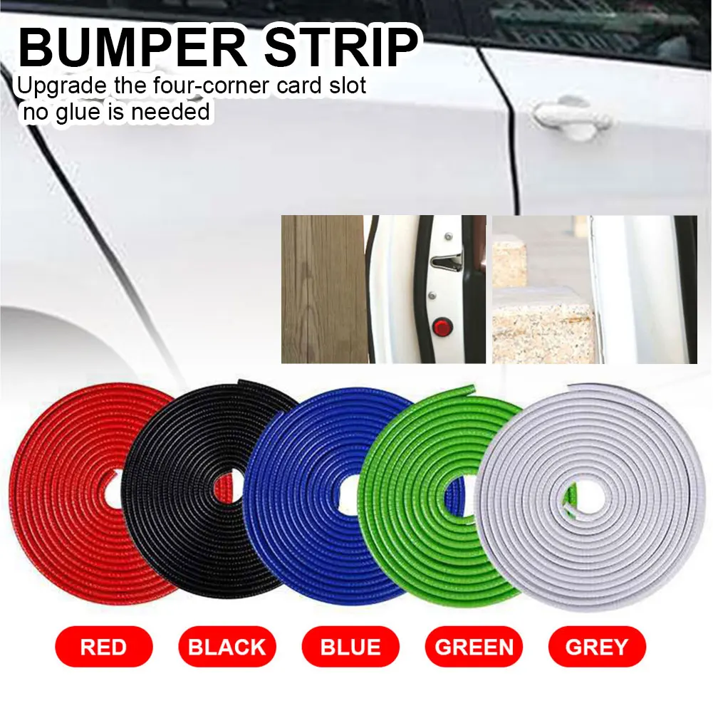 

5M Universal car door Edge scratch protector Built-in steel sheet sealing strip Car door sticker protective trim