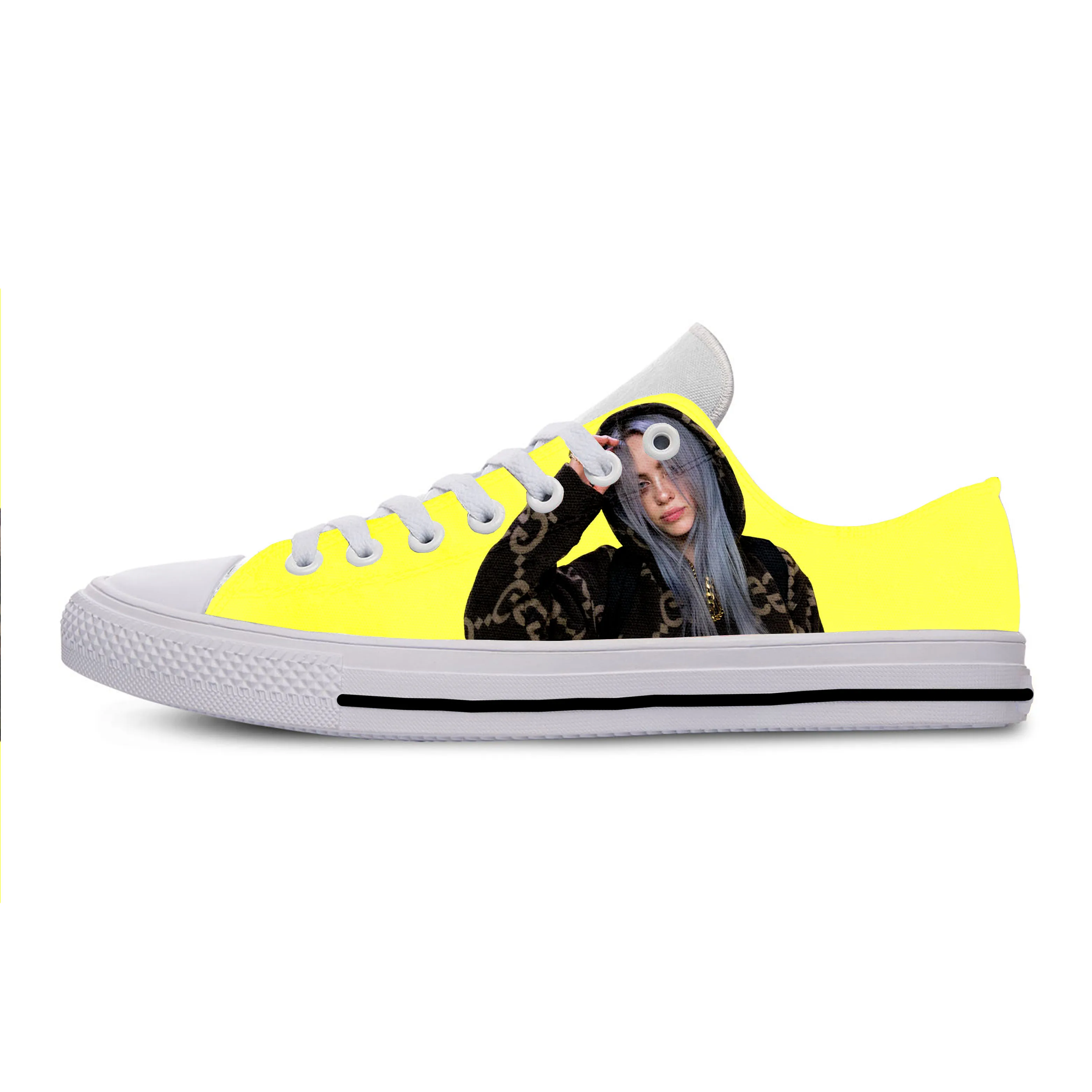 Billie Eilish 2019 Последняя Мода 3D спортивная обувь для мужчин/Женская высокого