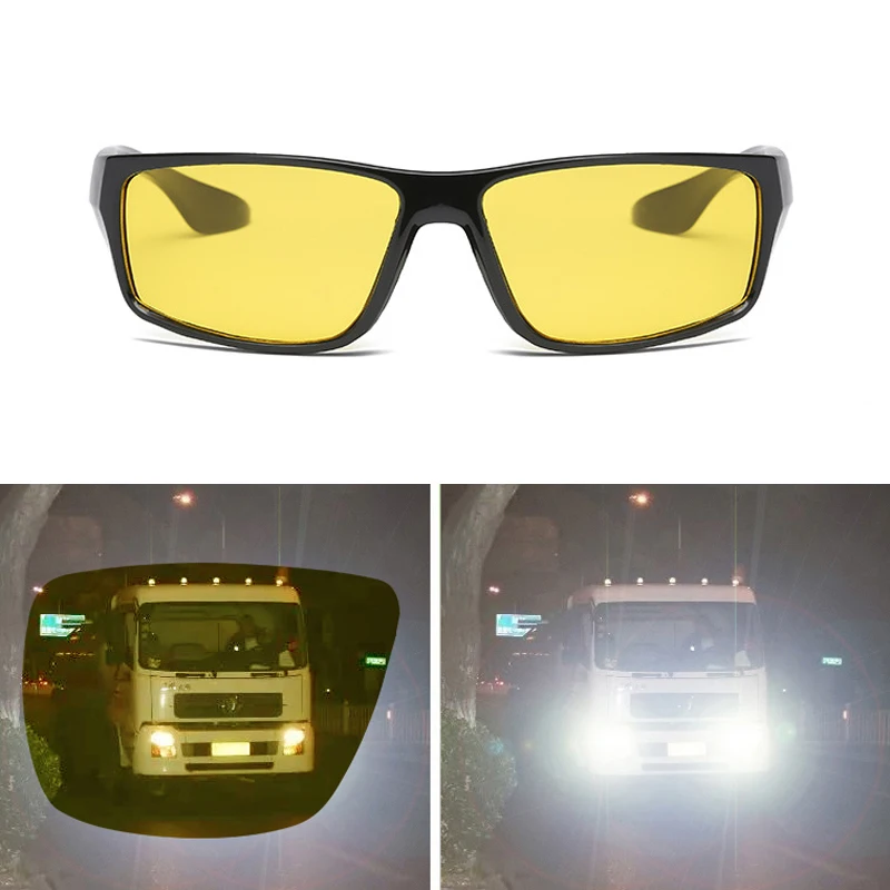 Night Vision Driver Goggles Sun Glasses Car Driving Glasses UV Protection Polarized Sunglasses Eyewear Anti-Glare
