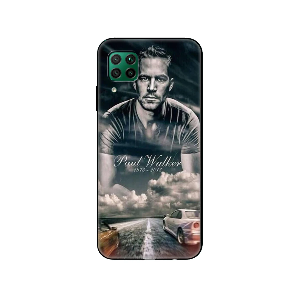 Черный чехол из ТПУ для Huawei P30 Lite Pro P40 LITE E P Smart 2020 чехол-накладка Дэрил Диксон