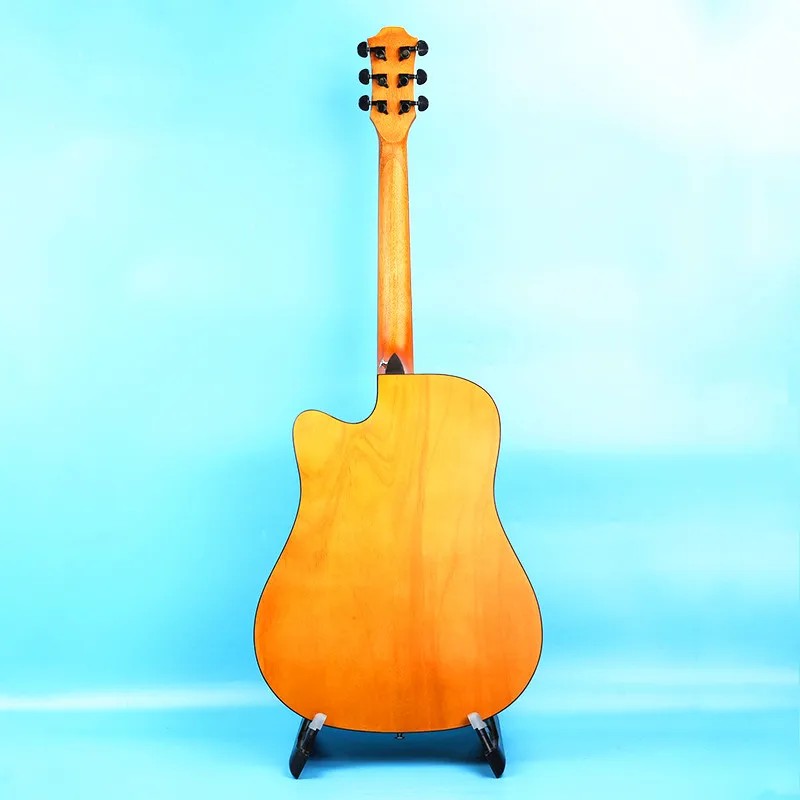 41 дюйм акустическая гитара с грифом из палисандра тюнер струны Жесткий Чехол для