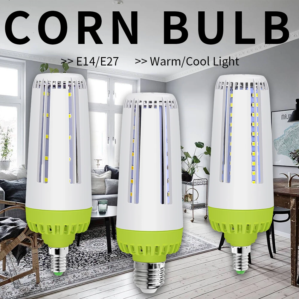 

10W 15W 20W E27 Light Bulb 220V LED Corn Lamp Candle 110V led Energy saving Indoor Decoration Home Bombillas E14 No Flicker 5736