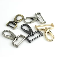 1pcs metal detachable snap hook trigger clips buckles for leather strap belt keychain webbing pet leash hooks 5 sizes