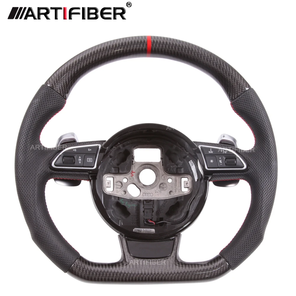 

Руль из углеродного волокна для Audi S3/RS3,S4/RS4,S5/RS5,S6/RS6,S7/RS7,A3,A4,A5