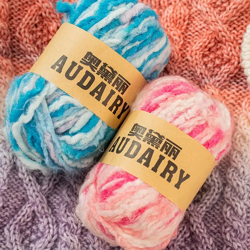 Импортный нейлоновый шарф-перчатка шерстяной 50 г/шар вязаная шерстяная шапка |