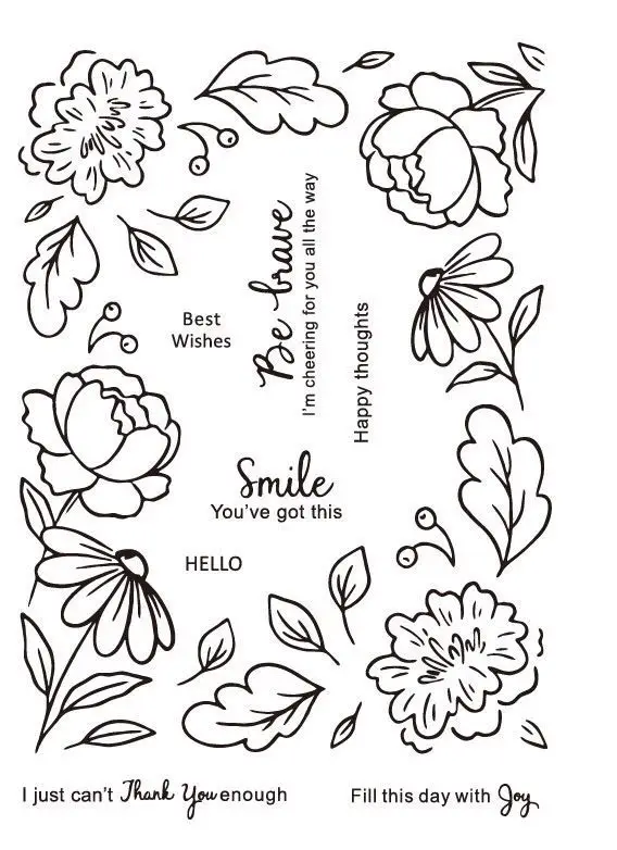 Прозрачный Цветок для DIY скрапбукинга/изготовление карт/детское рождественское