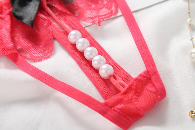 Женское нижнее белье для девочек сексуальный кружевной с бантом женские трусики