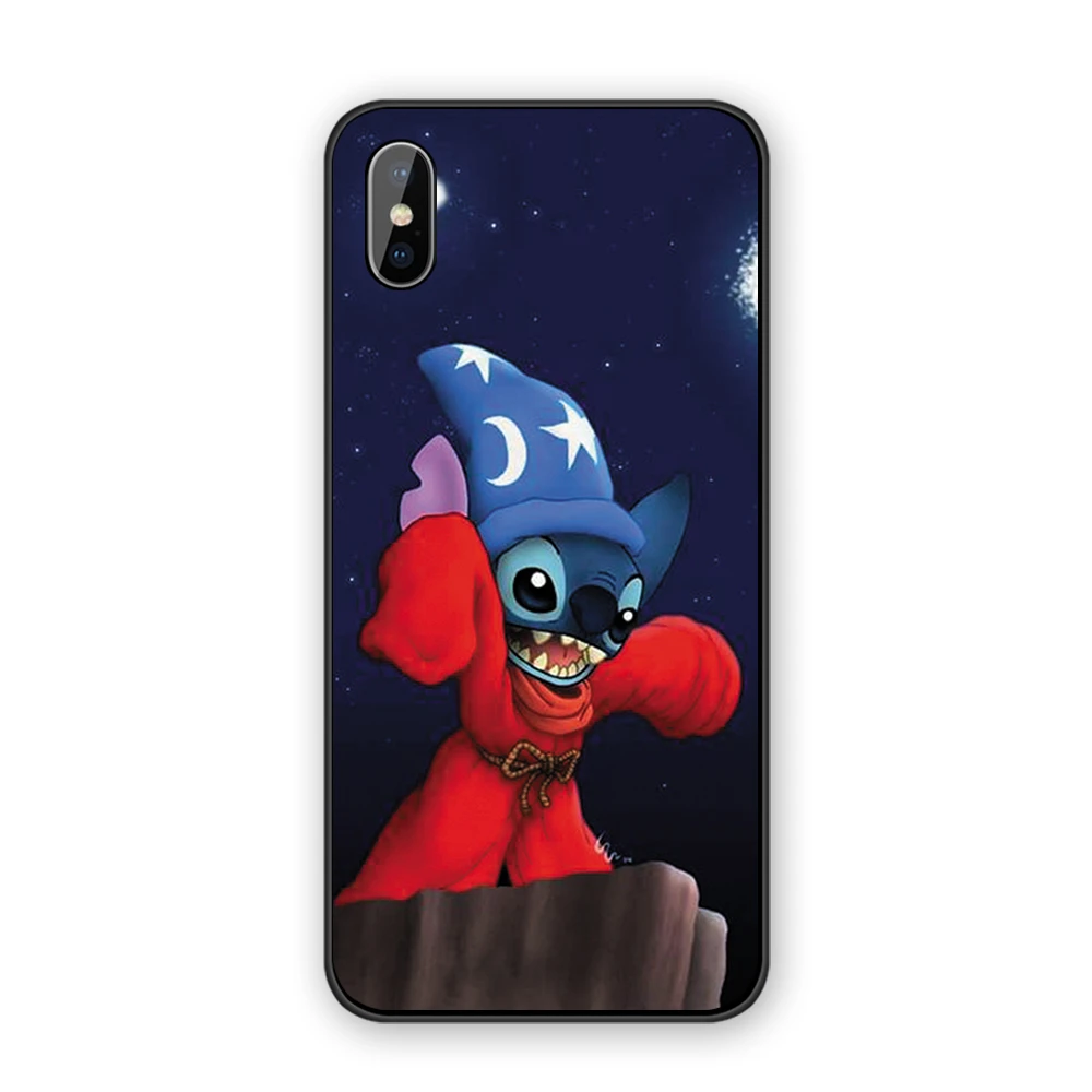 Прекрасный чехол для телефона Disneys Stitch, Силиконовые Мягкие Мультяшные из ТПУ для Iphone X XS MAX 5 5S 6 6S 7 8 Plus 11 11Pro Max - Цвет: 12068