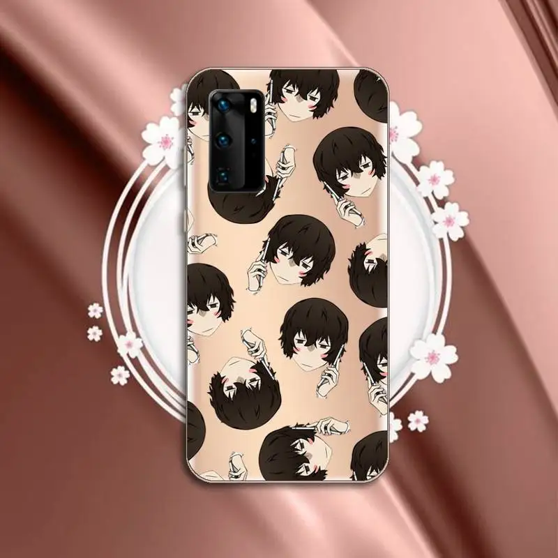 

bungou stray Dogs anime Phone Case Transparent for Huawei P20 P30 P40 honor 8 10i P smart 2019 Samsung A71 A21S S10 20 plus