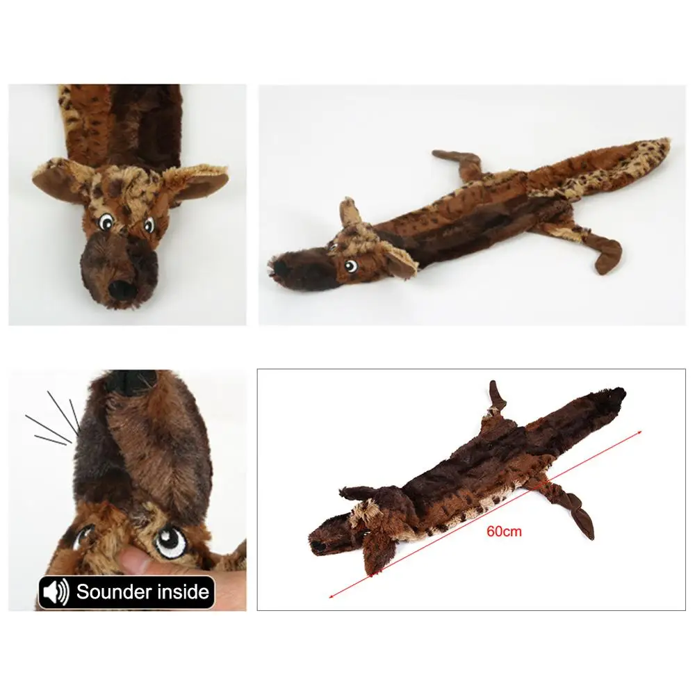 Чудесные плюшевые игрушки писк питомца щенок волк кролик белка енот животных