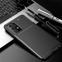 for samsung galaxy a12 a32 a42 a52 a72 a02s f62 m62 shockproof case carbon fiber silicone bumper soft tpu protective back cover