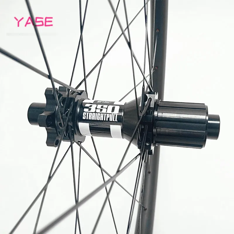 Сверхлегкая mtb Колесная 29er 28x22 мм бескамерная прямая тяга DT350S boost 100x15 142x12 карбоновое дисковое колесо для колеса
