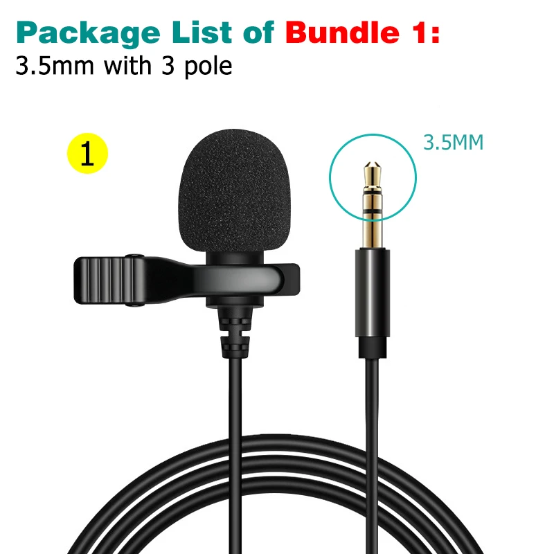 Конденсаторный микрофон металлический петличный зажим для галстука игровой