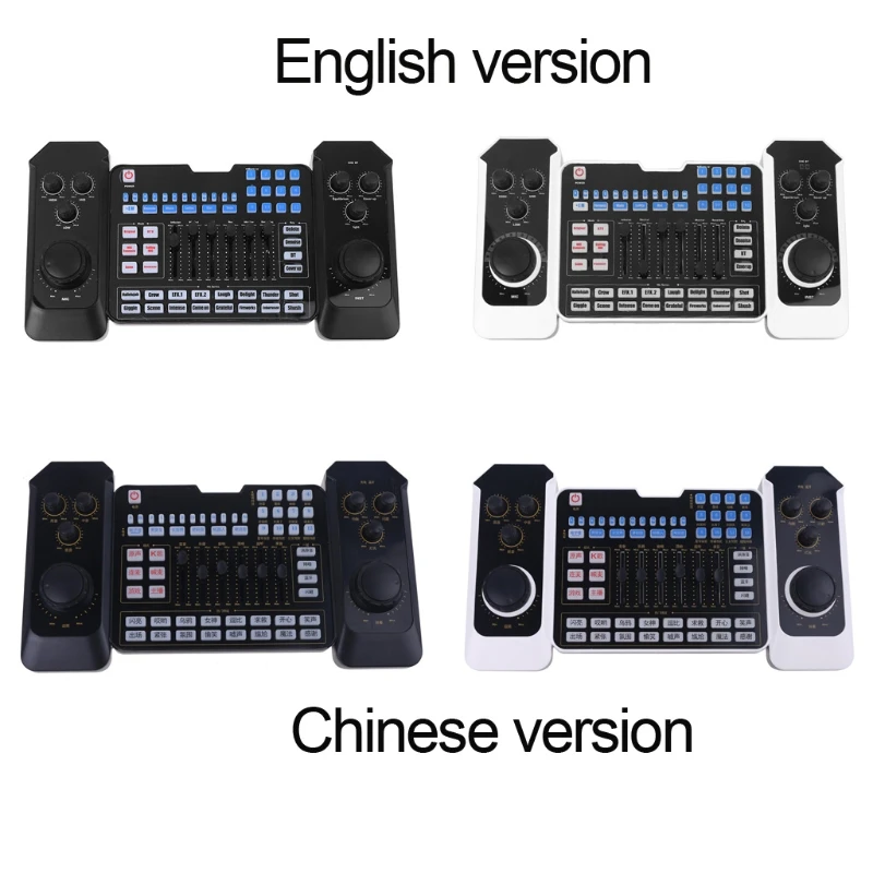 

Q8 Bluetooth Mixer Headset Microphone Webcast Live Streaming Sound Card