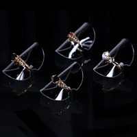 black and clear ring holder ring display sheet jewelry organizer stands for ring stand holders case ring pad organizer