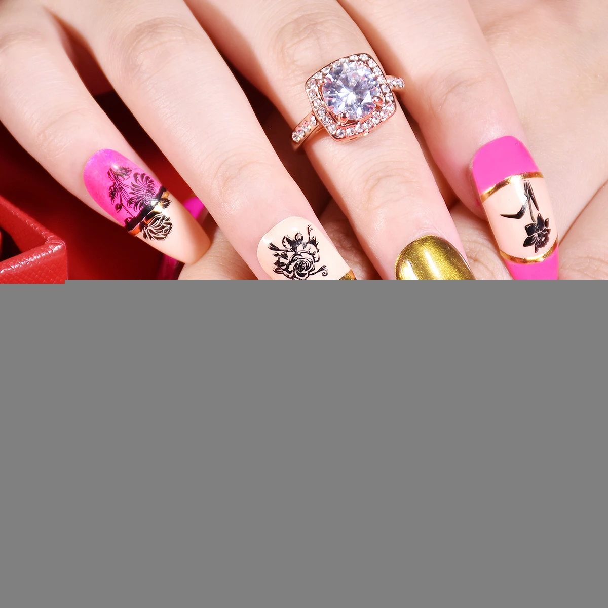 BEAUTYBIGBANG 6*12 см пластины для штамповки ногтей прямоугольная Геометрическая