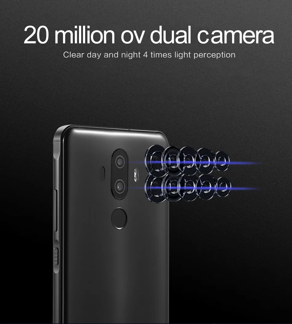 Jeasung Pulada M6 5,9 дюймов 4G LTE смартфон 6+ 128 ГБ MT6757 Восьмиядерный Android 8,0 мобильный телефон с usb-кабелем для зарядки