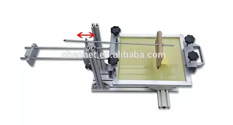 Цилиндрическая печатная машина с ручным экраном для бутылок/чашек/перьев пресс